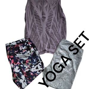 Yoga Activewear Leggings Set